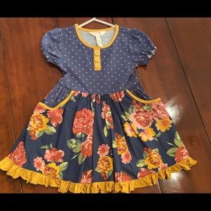 Matilda Jane Joanna Gains Size 2 Dress EUC